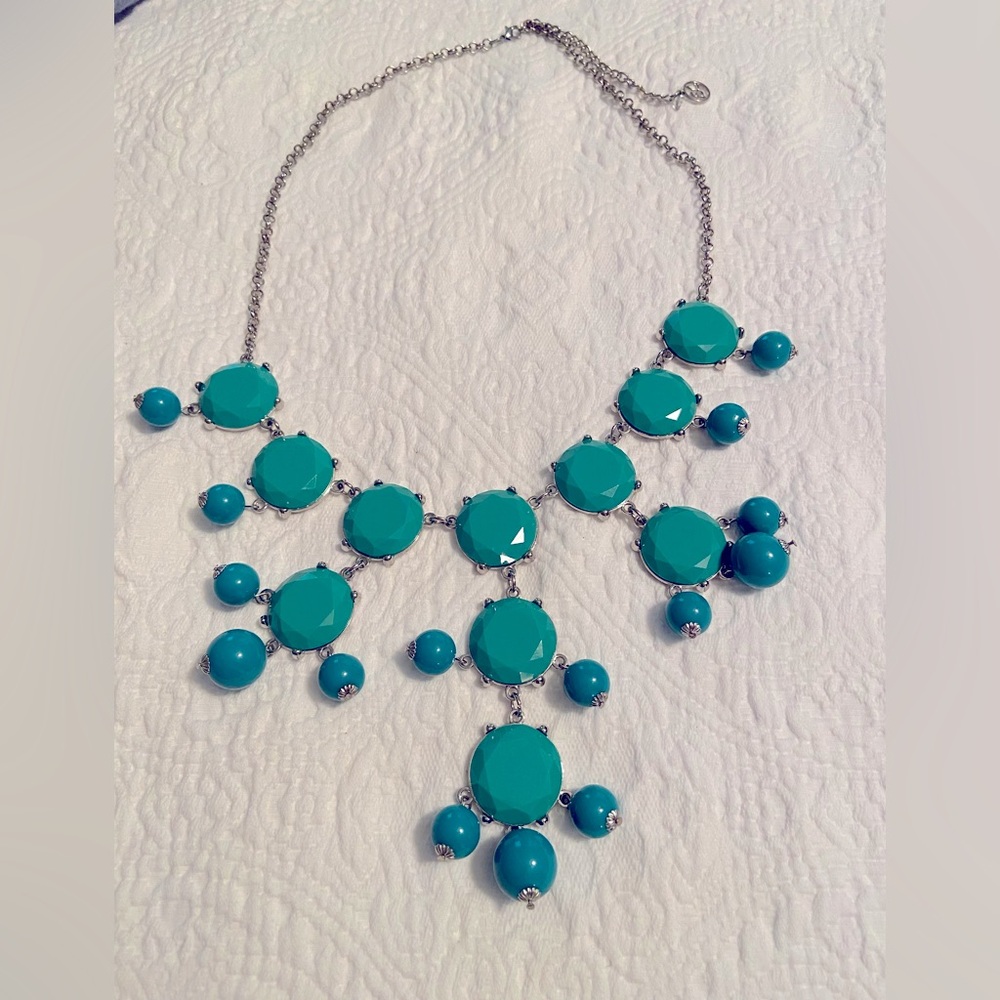 Elegant Turquoise Bubble Necklace